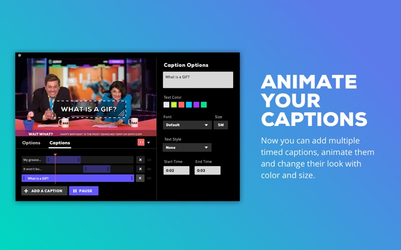 How to cancel & delete giphy capture. the gif maker 4