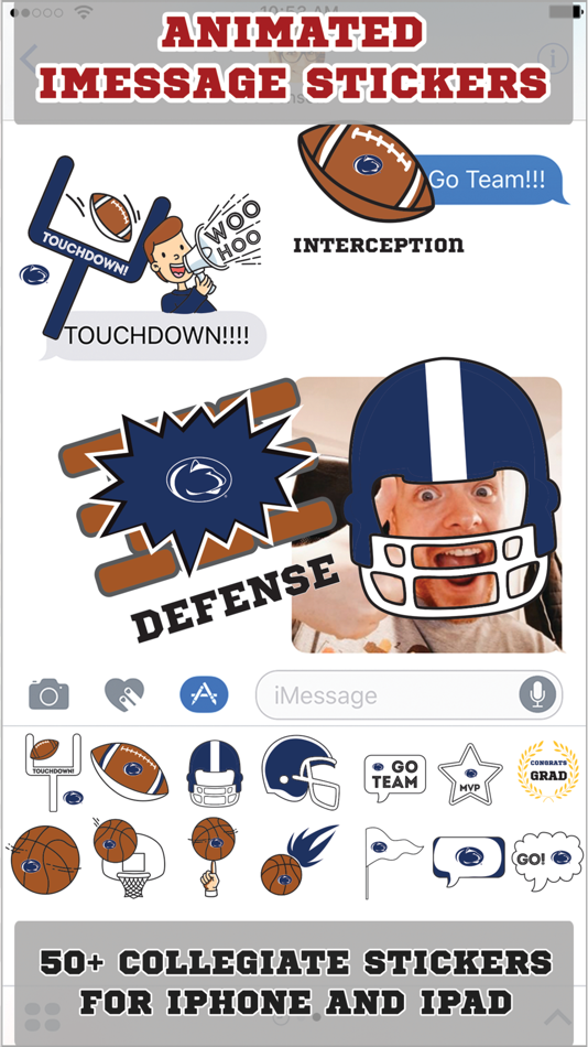 Penn State Nittany Lions Animated+Stickers - 1.0 - (iOS)