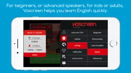 Game screenshot Voscreen - Learn English apk