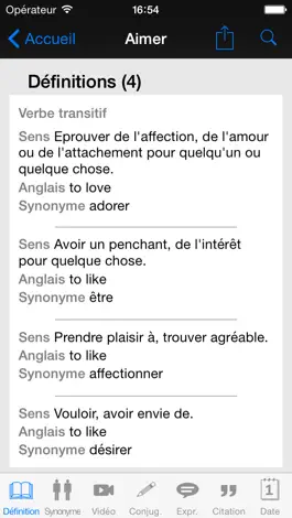 Game screenshot Dictionnaire Linternaute hack