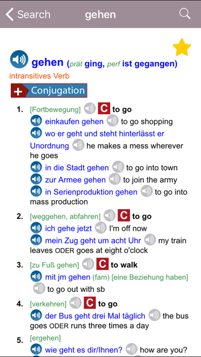 Screenshot #2 pour Anglais-Allemand Larousse