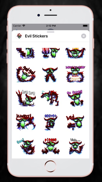 Scary Evil Stickers screenshot-3