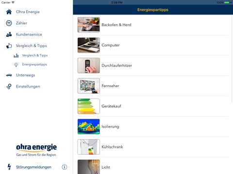 Ohra Energie App screenshot 4