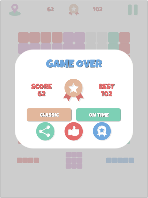 1010 puzzle game iPad screenshot 4 - Games app