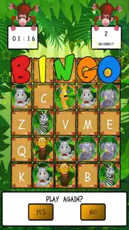 jungle abc bingo iphone screenshot 4