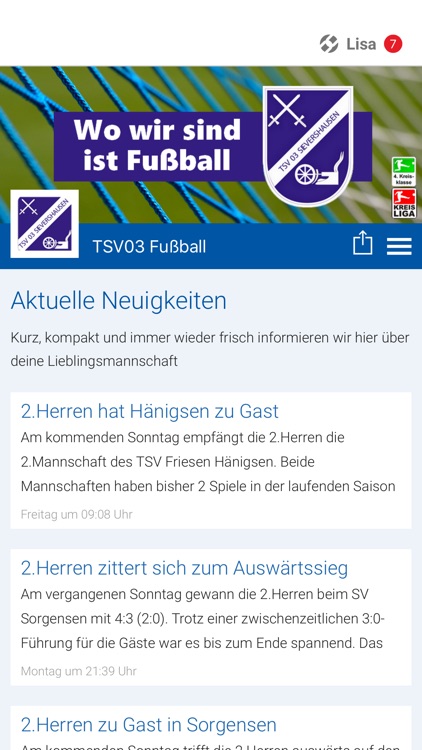 TSV 03 Sievershausen I. Herren