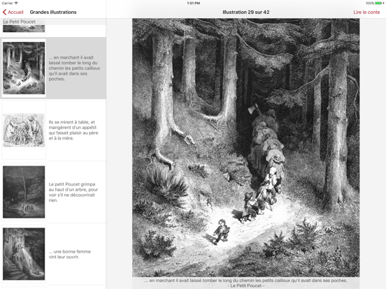 Contes, Charles Perrault iPad screenshot 5 - Book app