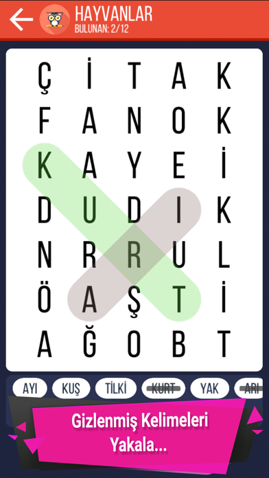 Kelime Sarmalı: Harfleri Bul screenshot