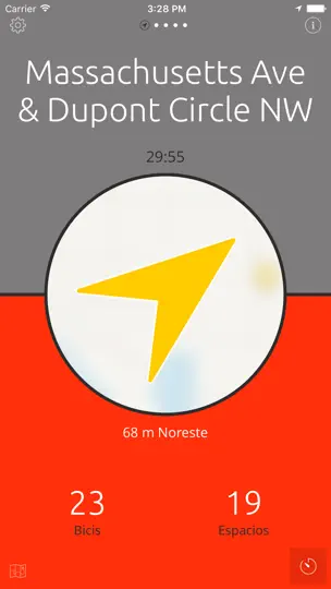 Captura de pantalla de Bicis D.C. — Un App Capital Bike Share De Un Click en iPhone 5