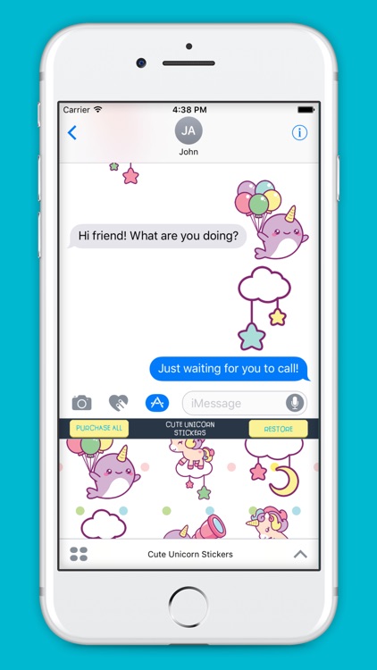 Cute Unicorn Stickers