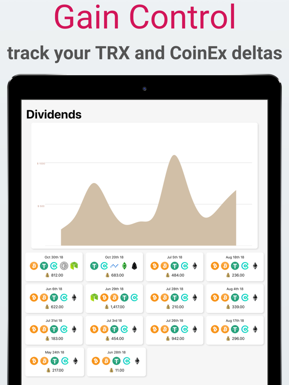 Screenshot #4 pour Crypto Dividend Tracker