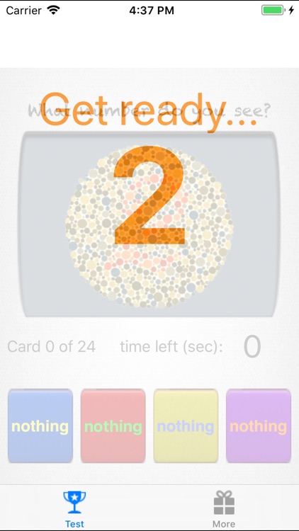 Colorblind Eye Exam Test