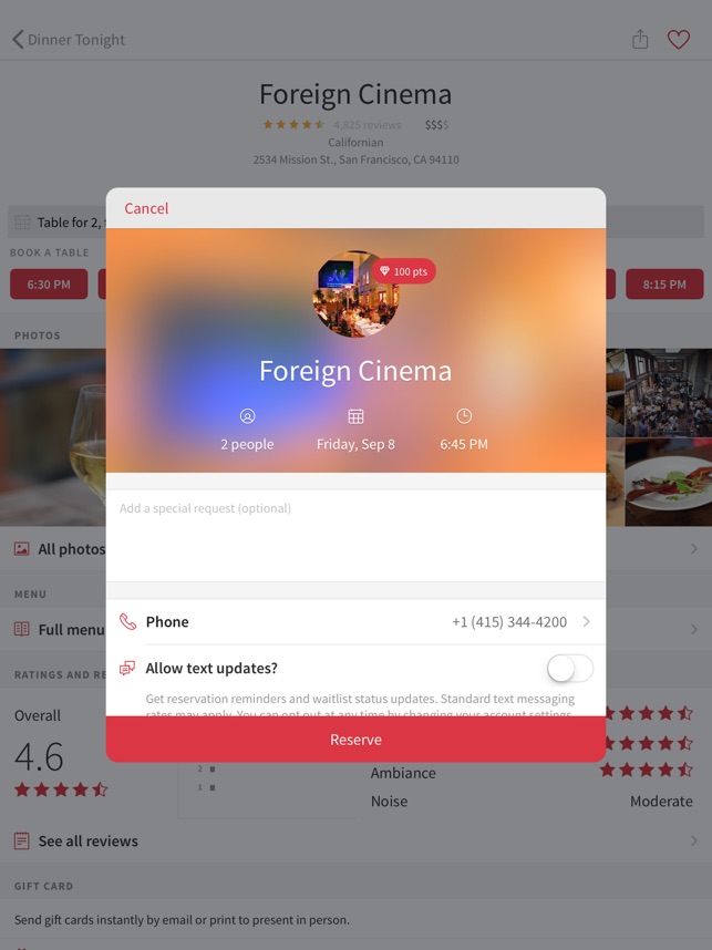 opentable on the app store opentable on the app store