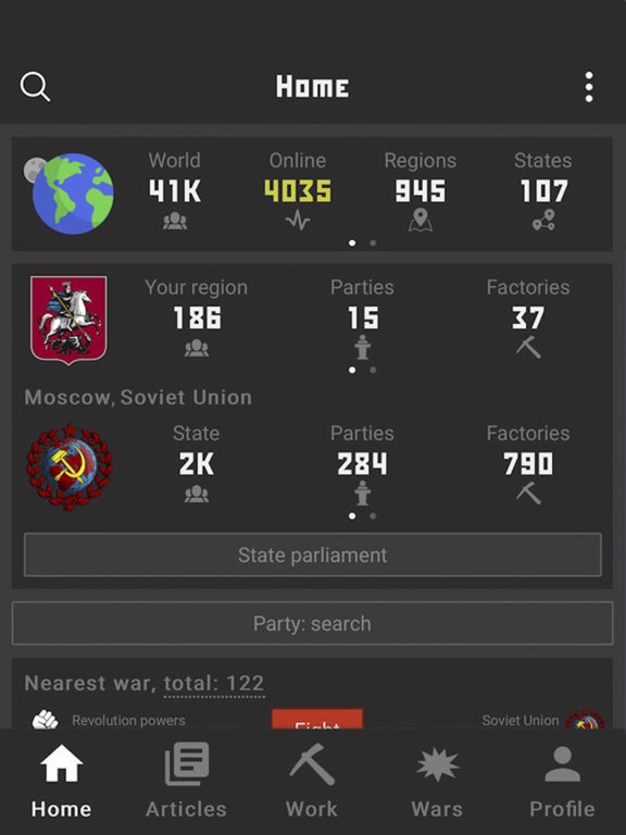 Screenshot #4 pour Rival Regions — War & Politics