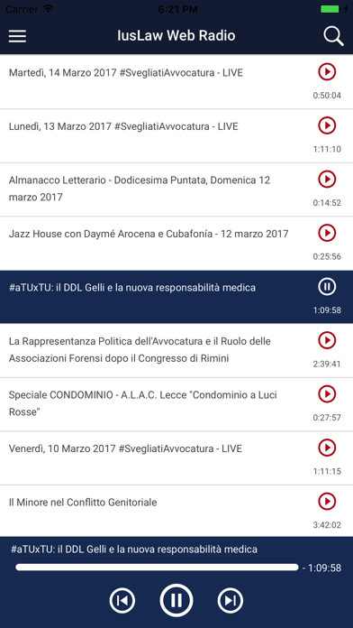 IusLaw WebRadio Screenshot 1 - AppWisp.com IusLaw WebRadio Screenshot 1 - AppWisp.com