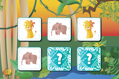 Jungle Animal Pairs Game PRO - náhled
