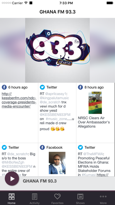 How to cancel & delete GHANA FM 93.3 from iphone & ipad 1