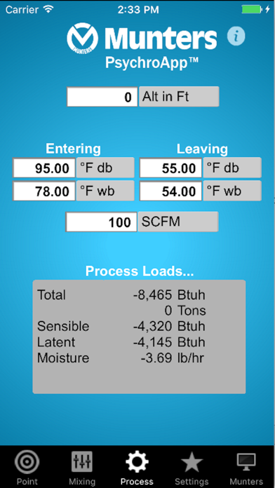 Screenshot #3 pour Munters PsychroApp
