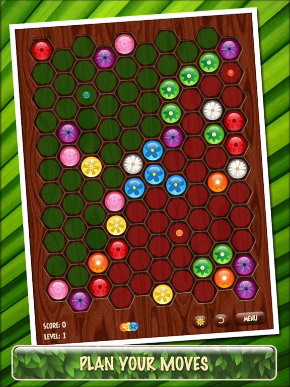 Screenshot #2 for Flower Board HD - A relaxing puzzle game