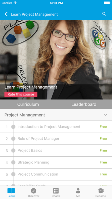 Learn Project and HR iPhone screenshot 2 - Education app