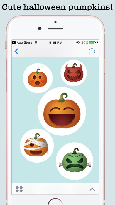 Pumpkin Halloween Emojis screenshot 4