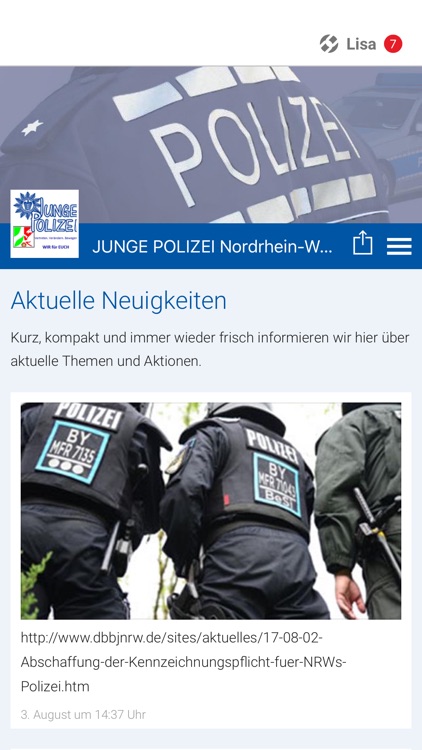 Junge Polizei Nrw By Tobit Software