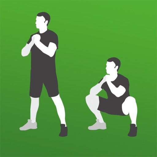 Squats - exercises trainings icon