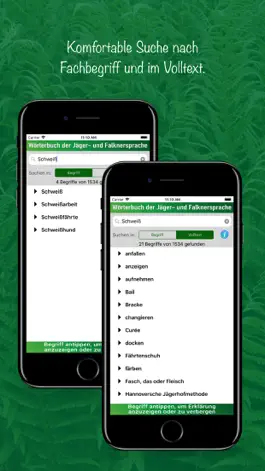 Game screenshot Wörterbuch Jägersprache apk