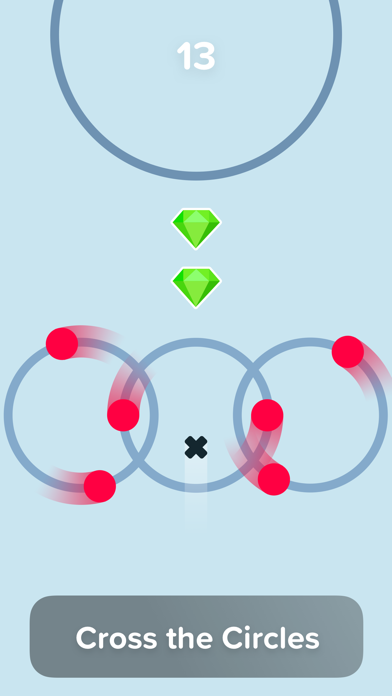 サークルジャンプ：点を通る - スキルテスト - 今遊ぶのおすすめ画像2