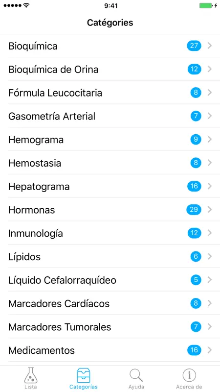 Valores de Referencia screenshot 2 of 4
