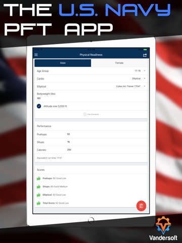 Navy PRT Calculator - US Navy PFA Calculator & BCAのおすすめ画像1