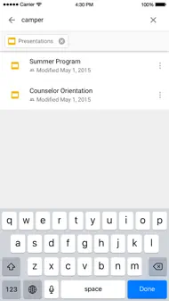 Google Drive – Depolama iphone resimleri 3