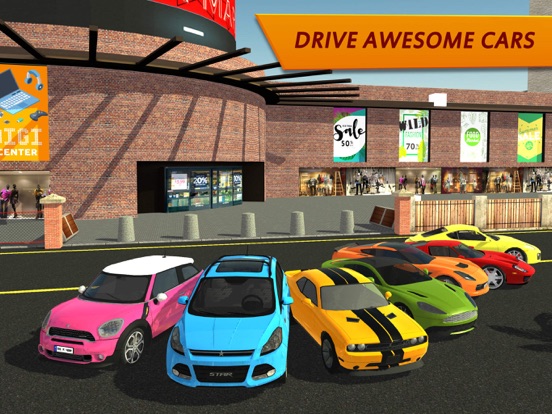 Shopping Mall Car Driving iPad app afbeelding 5