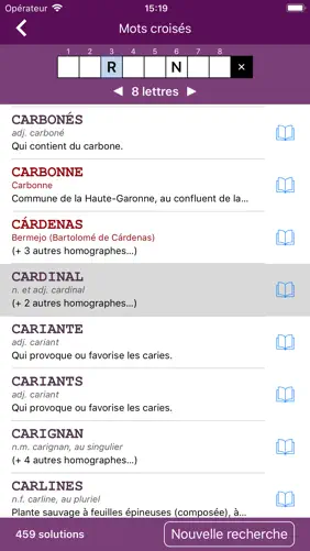 Assistant de jeux de lettres screenshot 3