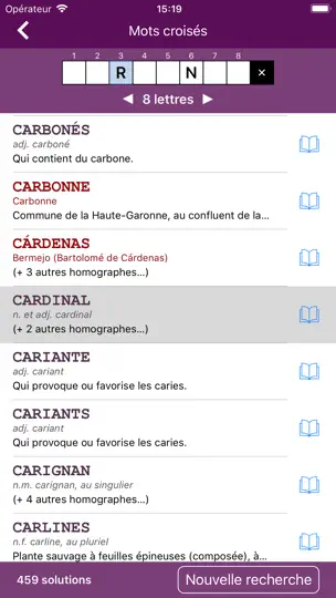 Capture d'écran de Assistant De Jeux De Lettres sur iPhone 3