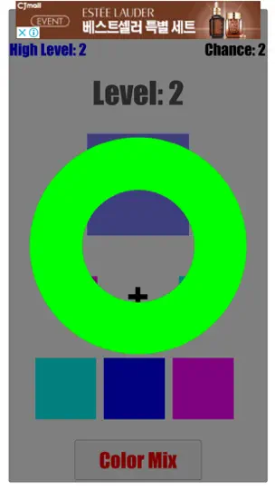 Captura de pantalla de Color Mix - What Color? en iPhone 3