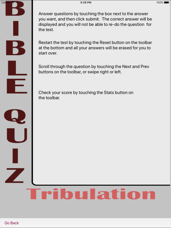 Screenshot #5 pour Tribulation Bible Quiz