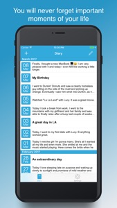 Secure Diary App screenshot #1 for iPhone