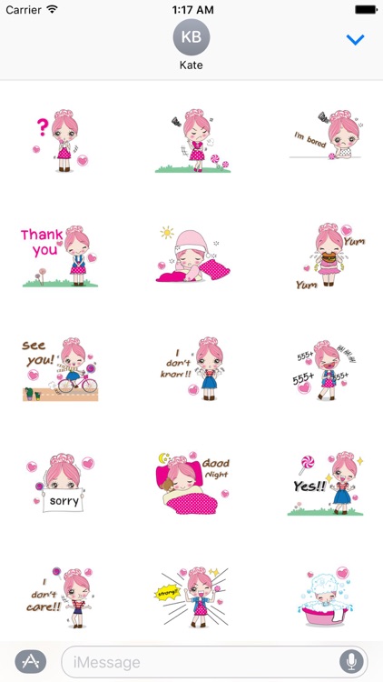Adorable Lollipop Girl Sticker