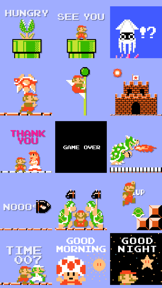 8-bit Super Mario Stickers screenshot