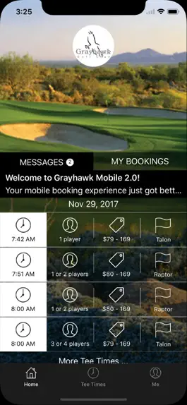 Game screenshot Grayhawk Golf Club Tee Times mod apk