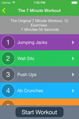 Game screenshot 7 Minute Workouts apk