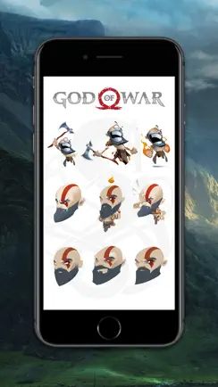 God of War Stickers iPhone image 1