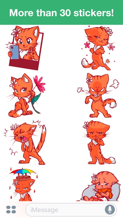 Cute Cat - Beautiful stickers screenshot-4