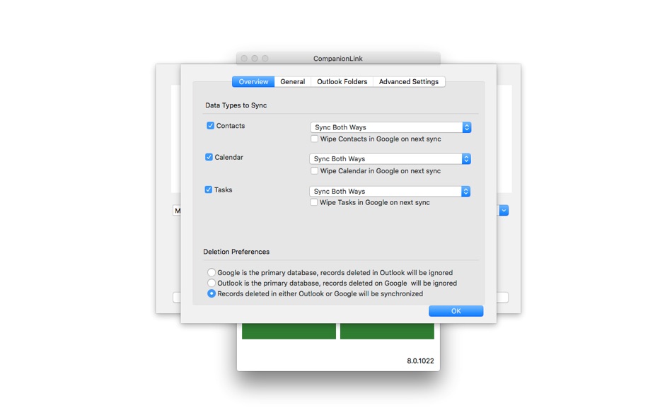 CompanionLink Sync for Outlook - 10.0.1166 - (macOS)