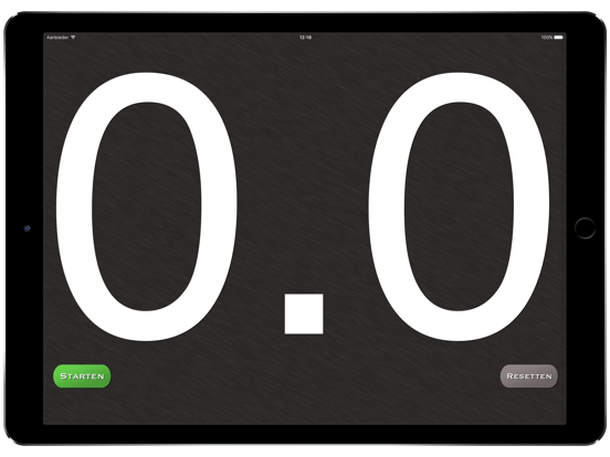 Stopwatch iPad app afbeelding 1