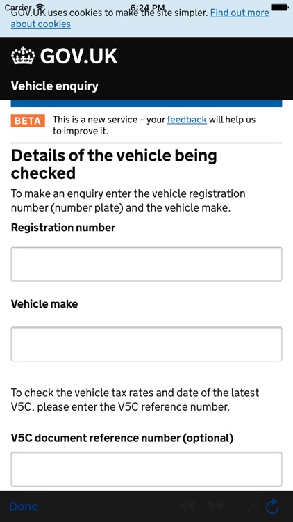 Mot and Car Tax checker UK