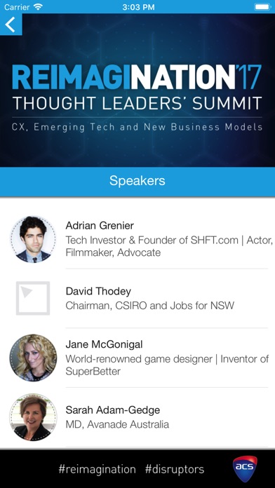 Reimagination 2017 Event App screenshot 4