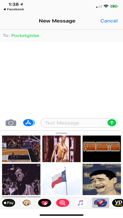 Screenshot 3 of Houston Basketball Sticker App App