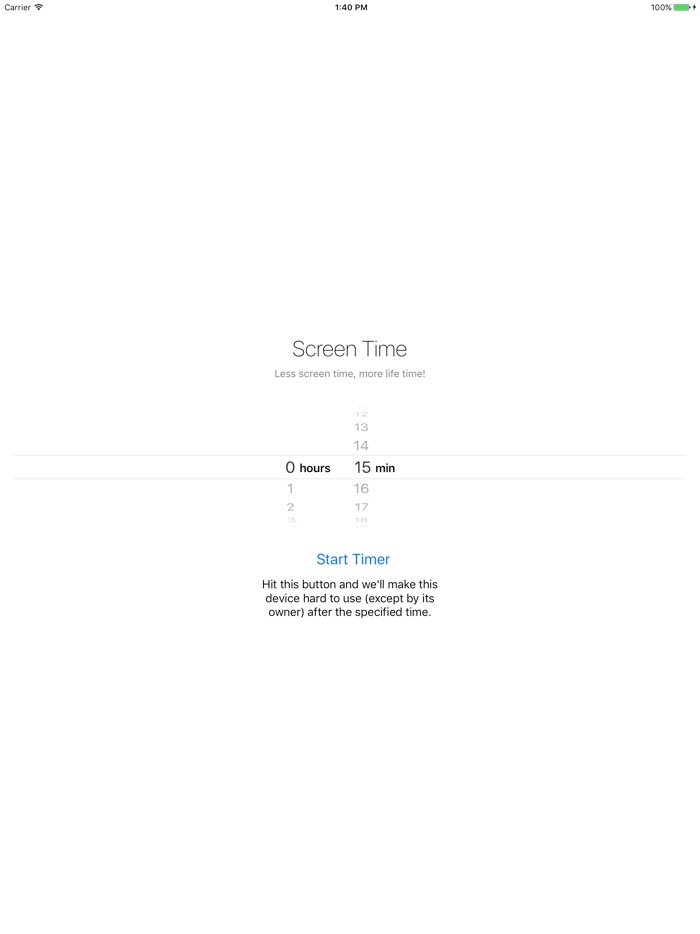 Screen Time - Parental Control
